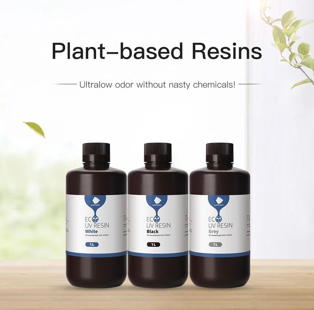 ANYCUBIC Résine UV ECO à base de plantes , odeur ultra-faible sans produits chimiques nocifs