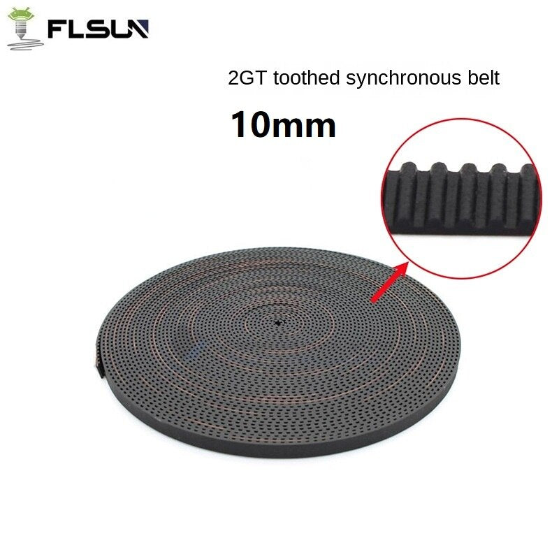Courroie de distribution d'origine FLSUN V400 1.5M accessoires d'imprimante 3d synchrone 2GT 10mm Type de dent synchronisation d'entraînement large