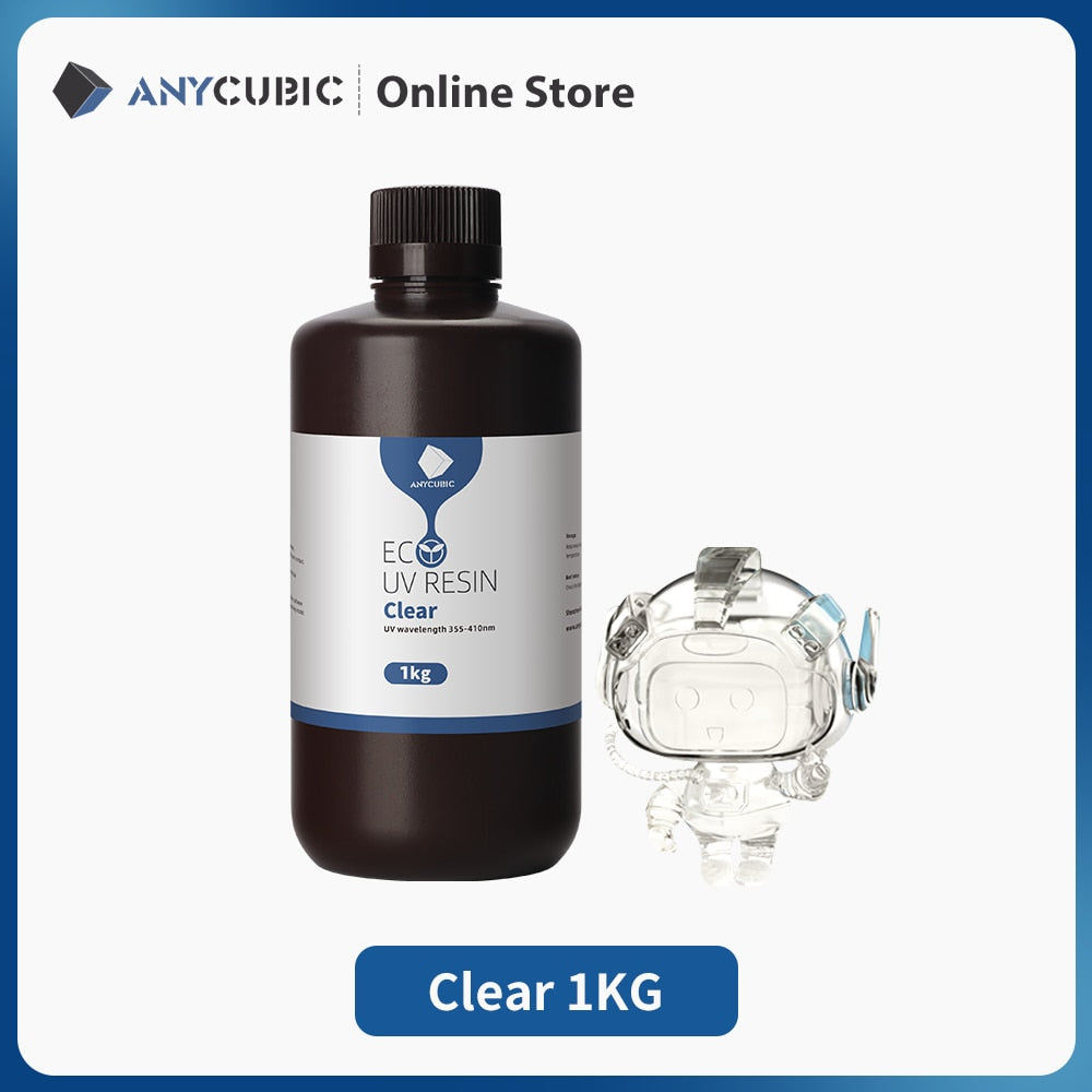 ANYCUBIC Résine UV ECO à base de plantes , odeur ultra-faible sans produits chimiques nocifs