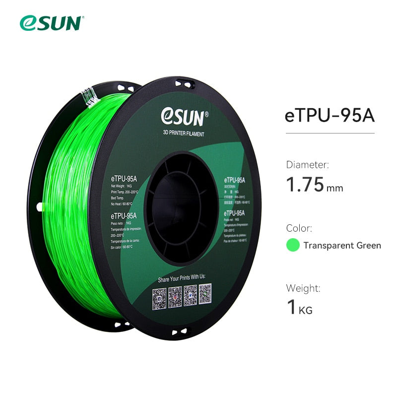 eSUN TPU 95A Flexible 1.75mm 1kg