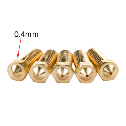 Original FLSUN V400 Hotend buse V6 Module extrudeuse pièces laiton vis gorge bloc thermique tête d'impression accessoires