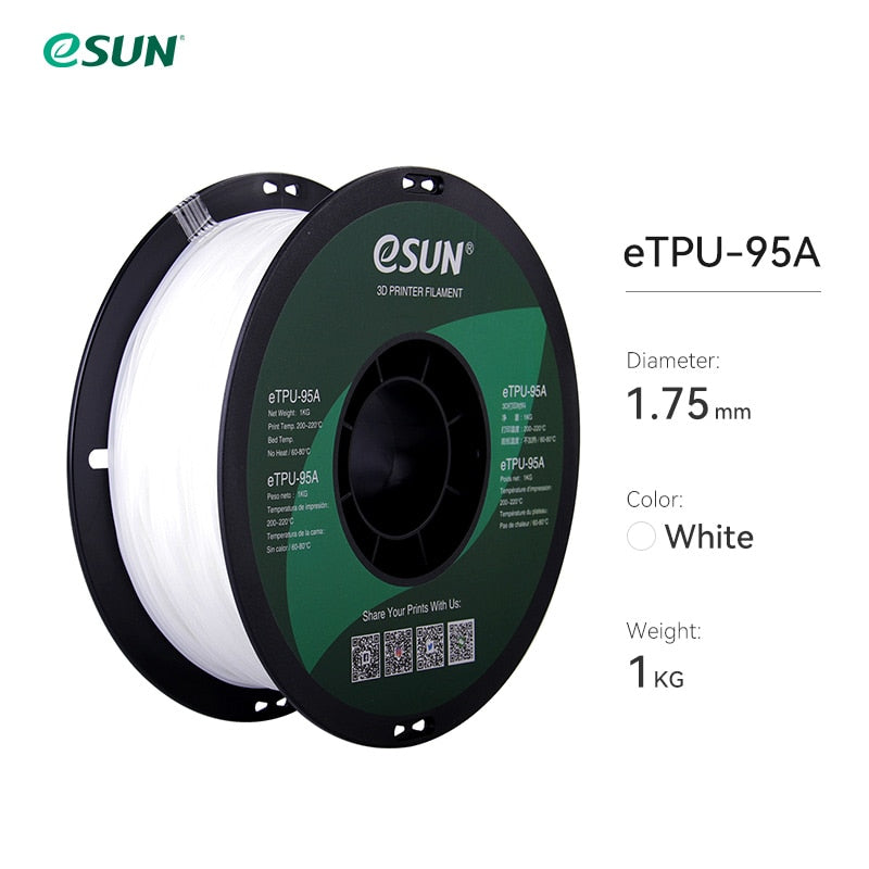 eSUN TPU 95A Flexible 1.75mm 1kg