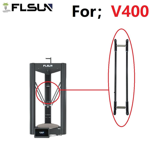 1 pièces FLSUN V400 bras parallèle imprimante 3d accessoires fibre de carbone Balance tige de poussée en gros