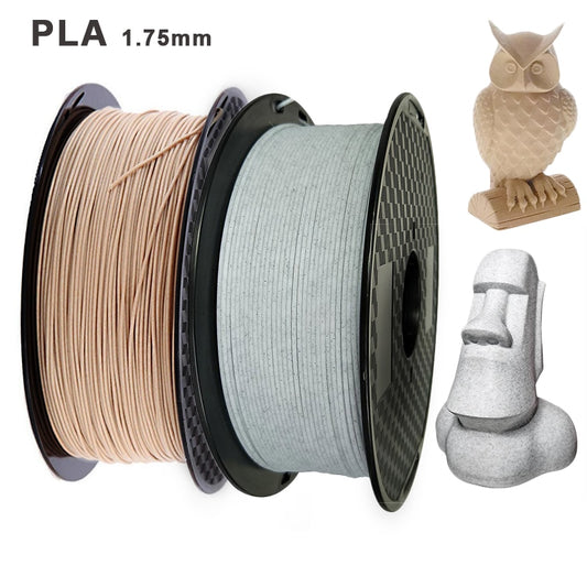 EasyThreed Filament PLA 1.75mm Immitation Bois/Marbre/Bois coloré