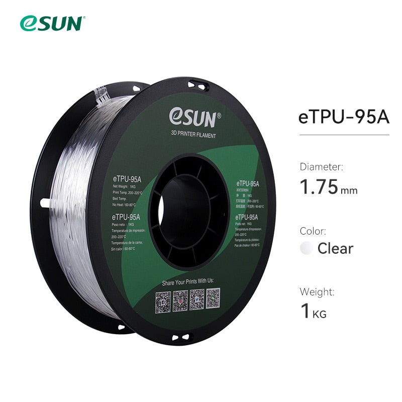 eSUN TPU 95A Flexible 1.75mm 1kg