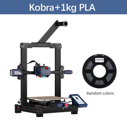 ANYCUBIC KOBRA Imprimantes 3D FDM Mise à niveau automatique à 25 points Grande taille de construction avec impression 3D par extrudeuse directe 220 * 220 * 250 mm