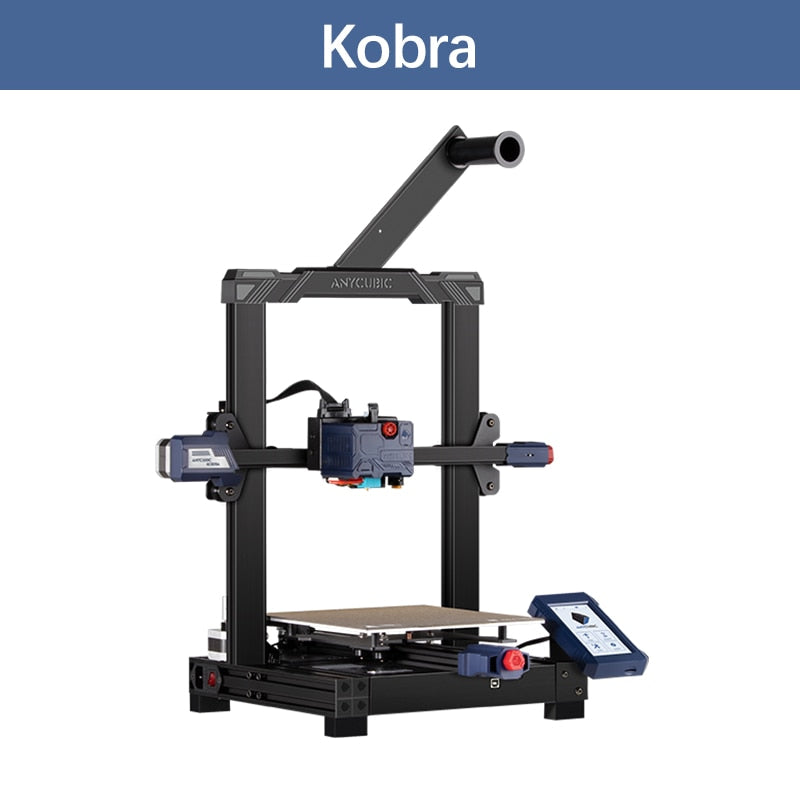 ANYCUBIC KOBRA Imprimantes 3D FDM Mise à niveau automatique à 25 points Grande taille de construction avec impression 3D par extrudeuse directe 220 * 220 * 250 mm